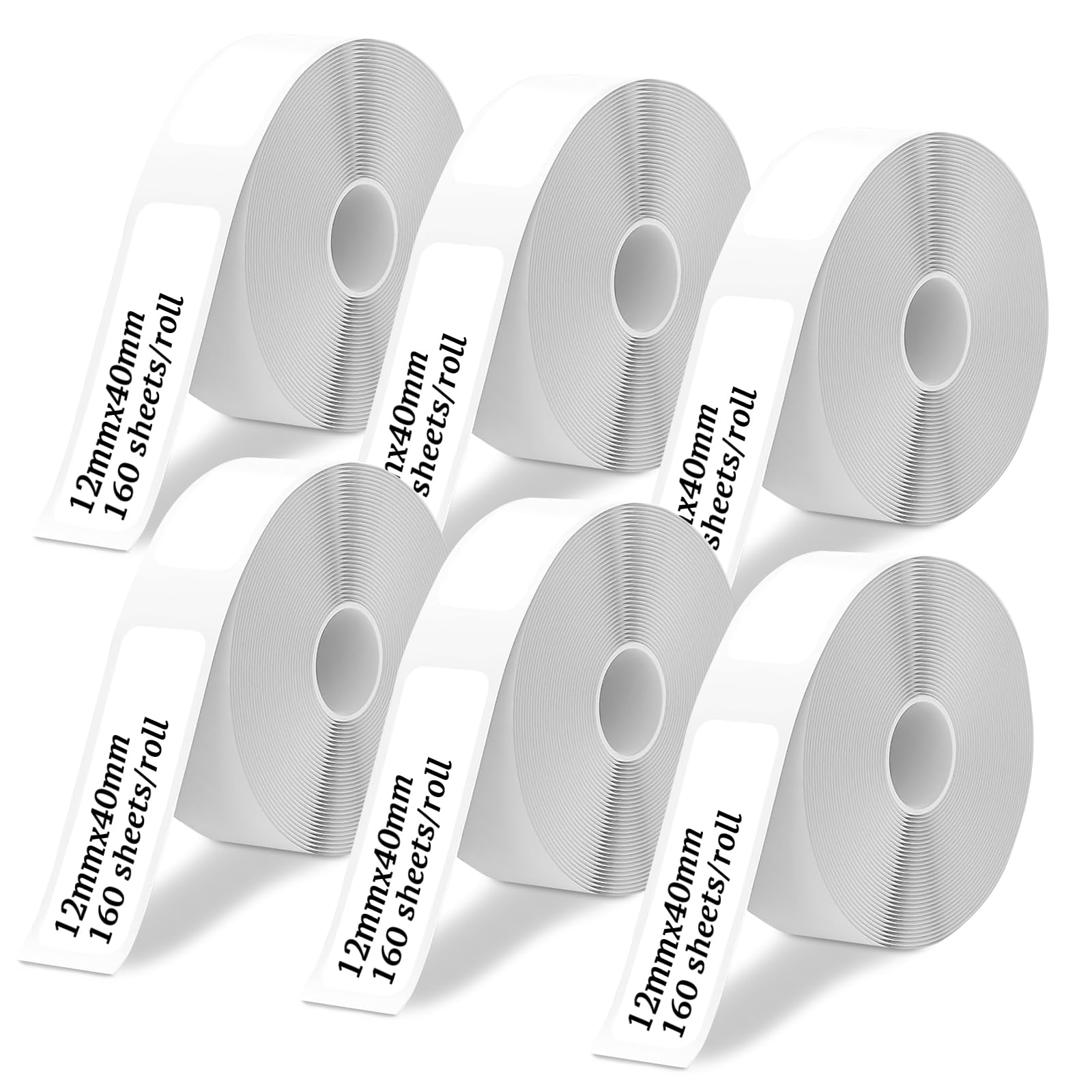 Étiquettes Thermiques BETCKEY 57mm X 102mm Perforées - 10 Rouleaux 3500 Étiquettes - Compatible Zebra